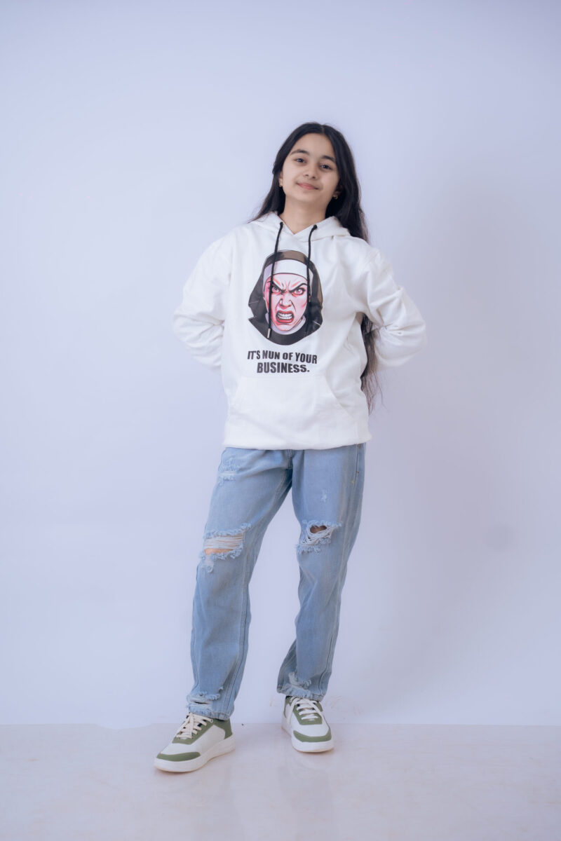 Humorous Nun Hoodie
